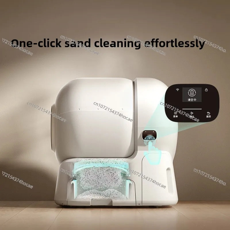 Smart cat toilet, automatic cat litter box, oversized version 2.0, automatic sand replenishment, one-click cleaning, automatic