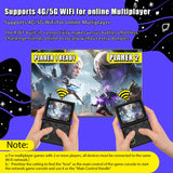 R36T Retro Handheld Game Console 22000+Game 3.5'' HD IPS Screen WI-FI Multiplayer 128G Portable Pocket Video Player Ship From US