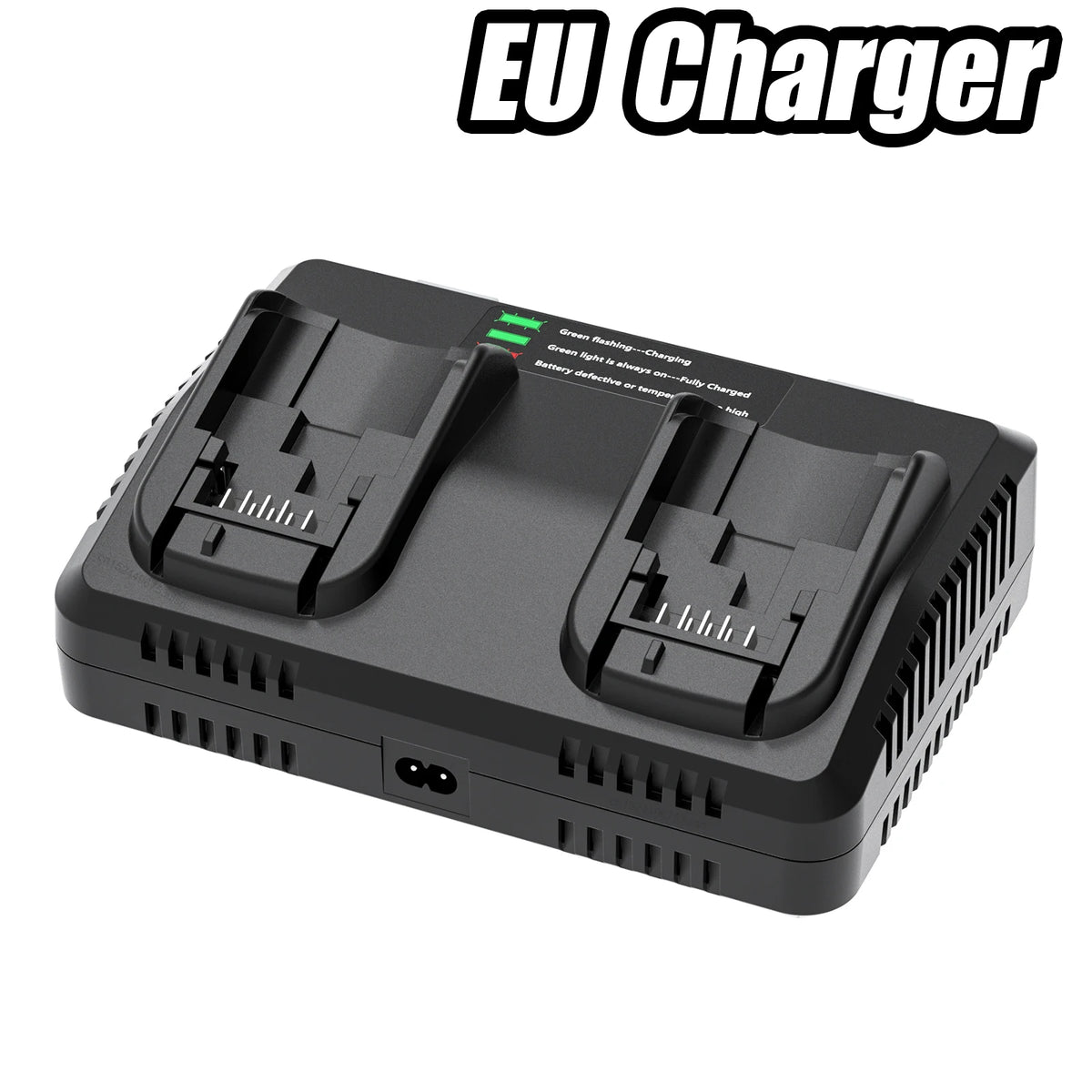 BATTOOL DCB102 4A 2 Slot Battery Charger For Dewalt DCB200 DCB101 DCB184 DCB105 US/EU/UK/AU Plug MAX Liion Battery Fast Charger