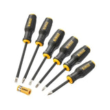 DEWALT DWHT62056-0 Magnetic Screwdriver Set (6Pcs): Magnetic Sleeve, Non-slip Handle, Phillips & Slotted
