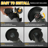 DEWALT 20V Cordless Angle Grinder 800W Power 125mm Wheel with Detachable Auxiliary Handle for Heavy Duty Industrial Jobs tools