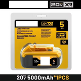 100% Original 20V 5.0Ah MAX Battery Power Tool Replacement for DeWalt DCB184 DCB181 DCB182 DCB200 20V 5A 6A 18Volt 20v Battery.
