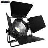SHEHDS 200W Warm White Cool White 2in1 Par COB Light With Barn Door For Di Disco Party Wedding Restaurant Theater Stage Lighting