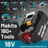 Makita 100% Genuine 6AH BL1860 18V Battery Power Tools Li-ion Replacement LXT BL1850 BL1840 for 18V Screwdriver with BMS TPCELL