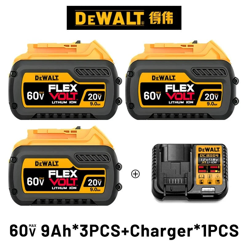 New 100% Original Dewalt 9.0Ah 20V/60V Power Tool Battery DCB206 DCB206 DCB205 DCB200 DCB203 For Dewalt power tool