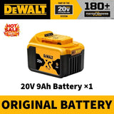 100% Original Dewalt 20V Battery 2AH 9AH Li-Ion Replacement Battery Charger Combo DCB202 DCB609 DCB209 DCB206 Power Tool Battery