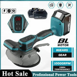 Digital Display for Efficient Floor Wall Tile LayingTool Makita Electric Tile Leveler 10000rpm Vibration Frequency 8Gears7500mAh