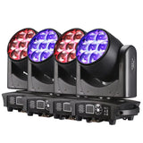 4PZ/Lyre Sharpy LED Beam + Wash 7x40W 4 in1 RGBW Zoom testa mobile DMX per NightClub Dj Disco Party Bar Stage Lighting Equipment