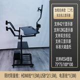 Bedside lazy computer suspension bracket table household desktop bedside table mobile e-sports space cockpit multi-function
