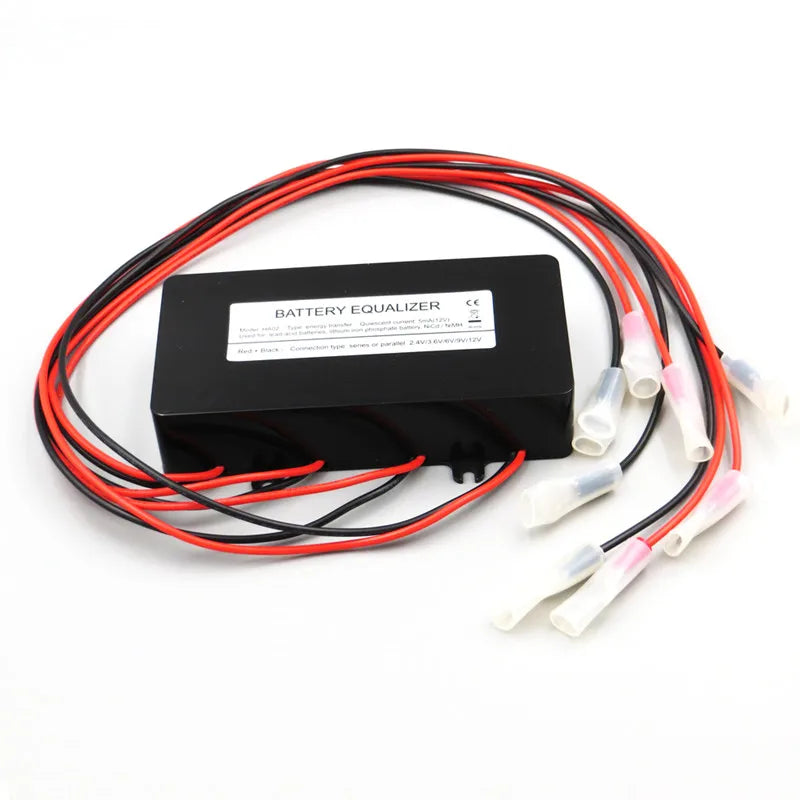Digital Display 48V Battery Equalizer for 4 X 12V Batteries Balancer 4S 12V Gel Flood AGM Lead Acid Batteries Charger Regulator