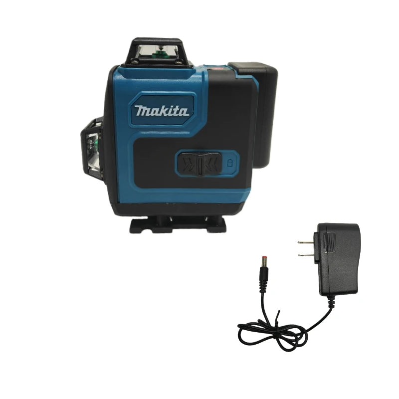 Makita 360 Horizontal Vertical Green High-Precision Cordless Self-LevelingLight Laser Cross Wall-Mounted Portable Level Tool