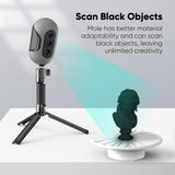 3DMakerpro Mole Premium Handheld 3D Scanner for 3D Printer 0.05mm Accuracy & 0.1mm Resolution 10FPS Scanning Black Objects