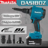 Makita power tools, Makita 18v tools DAS180 high-power air dust removal gun, power tool dust blowing