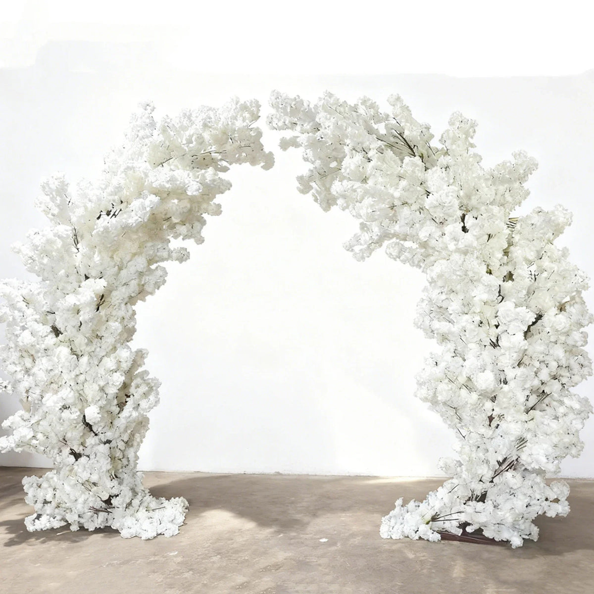 Artificial 10FT/6FT ox horn shape Arch Blossom Tree Flower Stand Indoor For Party Wedding Decor cherry blossom Large Plants Tree