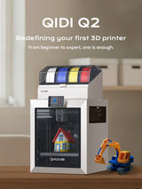 QIDI Q2 Multi-Color Printing 3D Printer Fast Speed Printing 600mm/s Industrial WIFI High Precision Print
