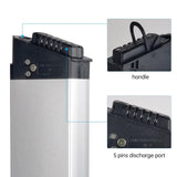 Foldable Electric Bike Battery 48V 36V 10.4Ah 15Ah 17Ah DCH-006 Fits Samebike Lankeleisi Replacement Battery Pack + Charger