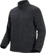 Pioneer Camp Fleece Jacket Men Full Zip Polar Lightweight Windproof Casual Soft Warm Outwear Outdoor Coat with Chest Pocket