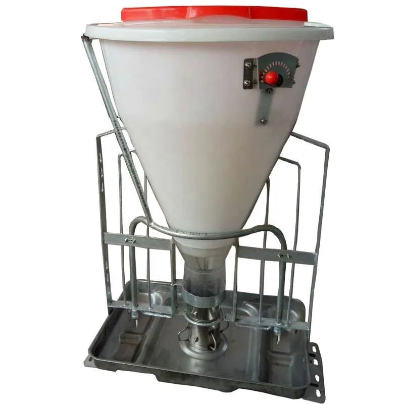 Low Price 100kg Plastic Dry and Wet Feeder Pig Feed Trough Pig Breeding Equipment for Pigs Farm House