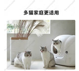 Automatic Self-Cleaning Cat Litter Box, Intelligent Electric Toilet with Odor Control for Cats