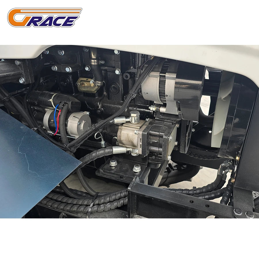 Customize Multifunction Crawler Tractor With Rotary Tiller And Breaker Hammer