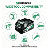 Hitachi HiKOKI 18V/36V 5.0Ah Lithium Battery BSL1840 BSL1850 Fit DS18DSL C18DSL High Power Long Runtime Power Tool Battery