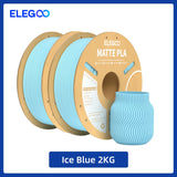 ELEGOO Matte Filament PLA 1KG for FDM 3D Printer PLA Elegoo 3D Printer Filament Dimensional Accuracy +/- 0.02mm