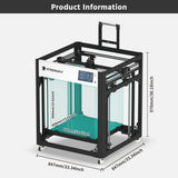 Tronxy VEHO 600 PRO V3 FDM 3D Printer Dual-axis guide Rail direct drive 3d Printer klipper firmware 600*600*600mm With Encloser