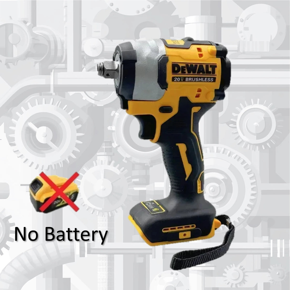 2025 Dewalt  Electric Impact Wrench Rechargeable High Torque 406Nm(Reverse) 1/2" 2500 RPM Universal 20V Battery Power Too DCF922