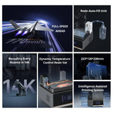 ANYCUBIC Photon Mono M7 PRO 14K Resin 3D Printe 10.1'' Mono LCD 3D Printer Speed Up to 170mm/h Fast Printing Size 223*126*230mm