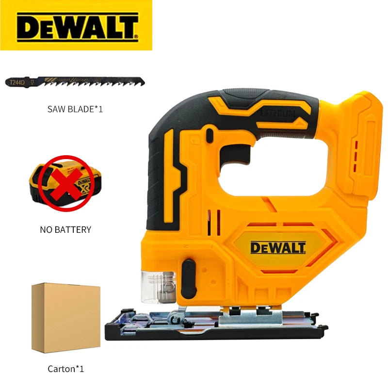 Dewalt 3000RPM Brushless Curve Saw 20V Cordless Electric Jig Saw Portable Multifunction Adjustable Woodworking Power Tool