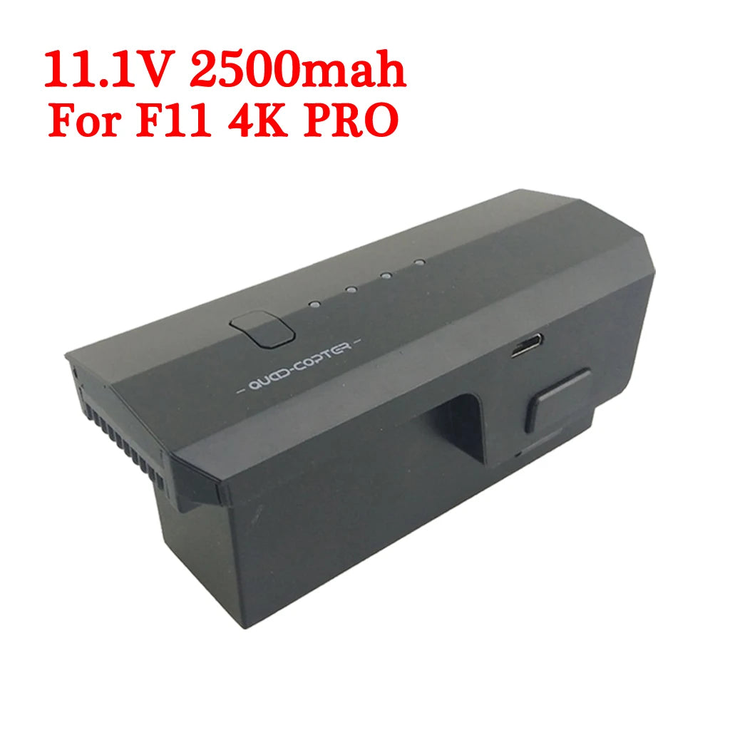 Original F11 4K Pro GPS Drone Battery 11.1V 2500 mAh Lithium Batteries For SJRC F11 4K PRO GPS Battery Quadcopter Accessories