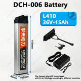Foldable Electric Bike Battery 48V 36V 10.4Ah 15Ah 17Ah DCH-006 Fits Samebike Lankeleisi Replacement Battery Pack + Charger