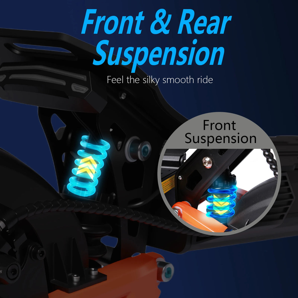 40MPH Top Speed，K11 Adult 1200W Electric Scooter,48V21AH Battery., 11-inch Off-Road Tires Sport Folding EScooter For Commuting
