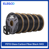 ELEGOO Glass Fiber PETG-GF Filament 1.75mm Gray White Black 1KG/2KG/5KG/10KG For US EU