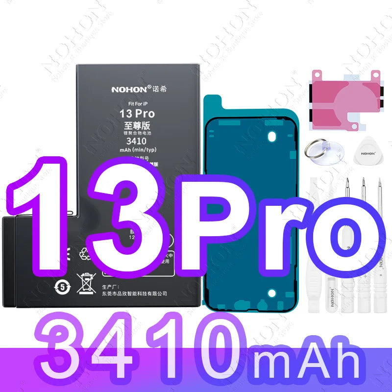 NOHON High Quality 2160mAh Battery For iPhone SE 2022 2020 2016 SE2 SE3 11 12 13 14 Phone Replacement Batteries With Tool Kit
