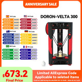 FYSETC Doron VELTA 300 3D Printer  With 5-inch Touchscreen  And CNC Parts 300mm*300mm  Two Motors Per Axis  Velta  3D Printer
