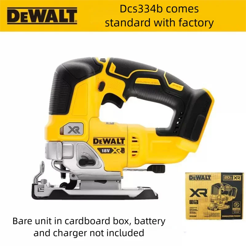DeWalt 20V Brushless Lithium Battery Rechargeable Jigsaw DCS334 for Woodworking and Metal Cutting