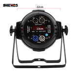 SHEHDS 200W Warm White Cool White 2in1 Par COB Light With Barn Door For Di Disco Party Wedding Restaurant Theater Stage Lighting