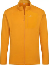 Pioneer Camp Mens Grid Fleece Jacket Full Zip Up Professional Mid Layer Outdoor Winter Thermal Sweatshirt with Chest Pocket