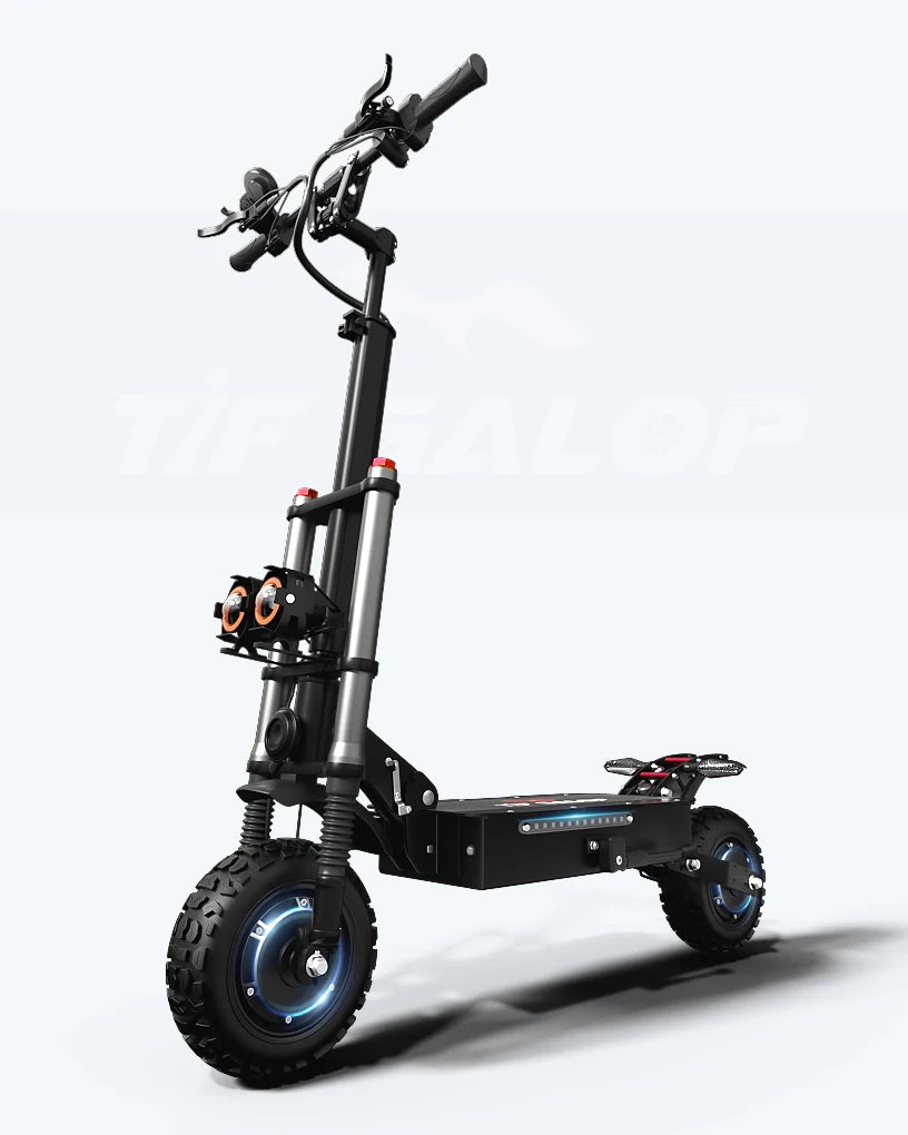 TIFGALOP T88 Adult  Electric Scooter 2800W*2 Motor 60V27AH Battery City Escooter 11 Inch Fat Tire Foldable E-Scooter