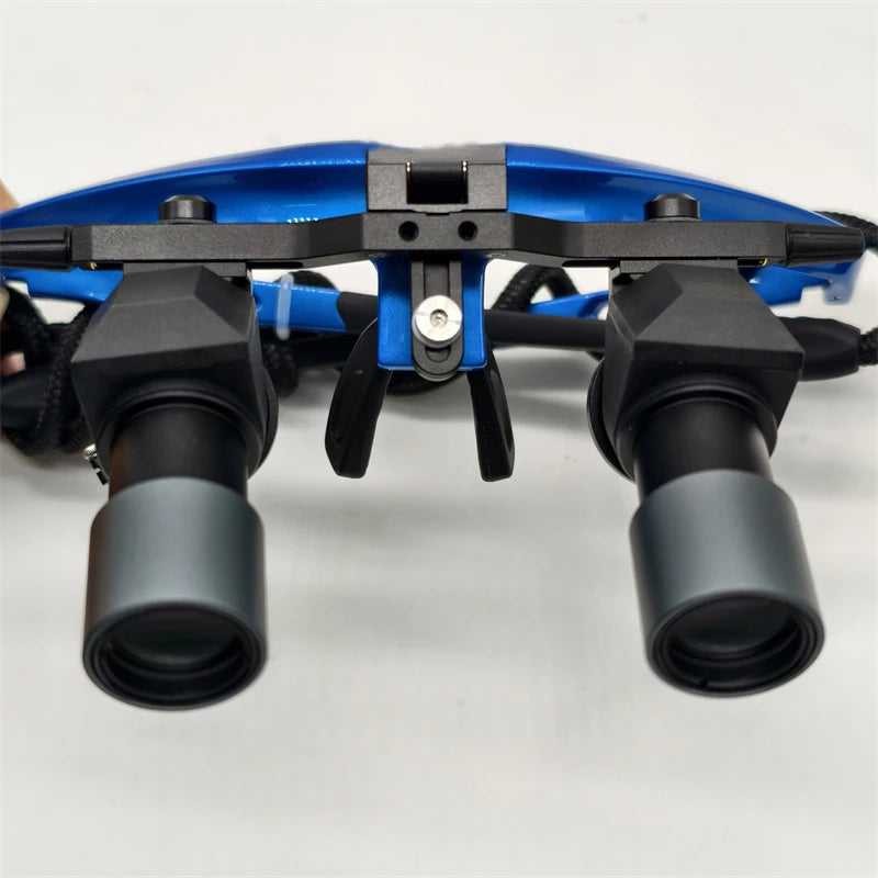 Adjustable-Angle DFK Dental Loupes 3.0X & 4.0X & 5.0X with Custom Diopter for Myopia & Presbyopia Ergonomic for Dental Lab