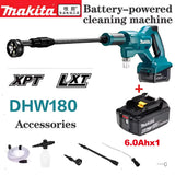 2026 New Model Makita DHW180 18V LXT Cordless High‑Pressure Washer Portable High‑Flow Battery Powered Cleaning Power Tool