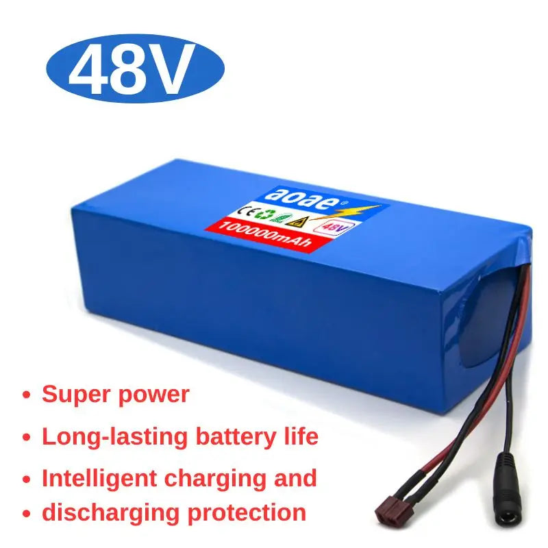 48V 100ah 13s5p Lithium Battery Pack 48v 100000mAh 250W-2000W Citycoco Motorized Scooter Batteries Built in 50A BMS