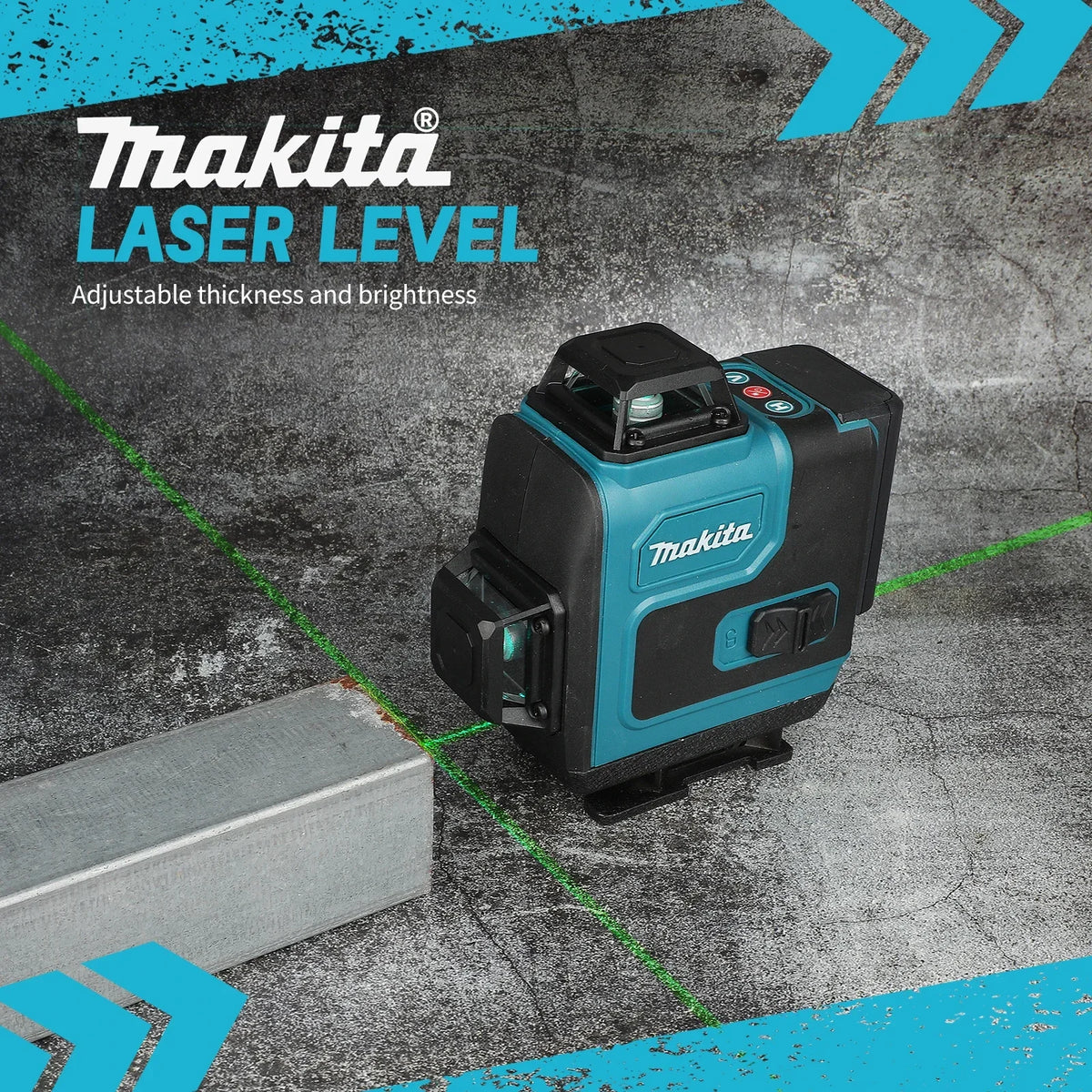 Makita SK701 Professional Laser Level Dual Mode Self-Leveling And Manual Slope Adjustment For Complex Layout Tasks tools