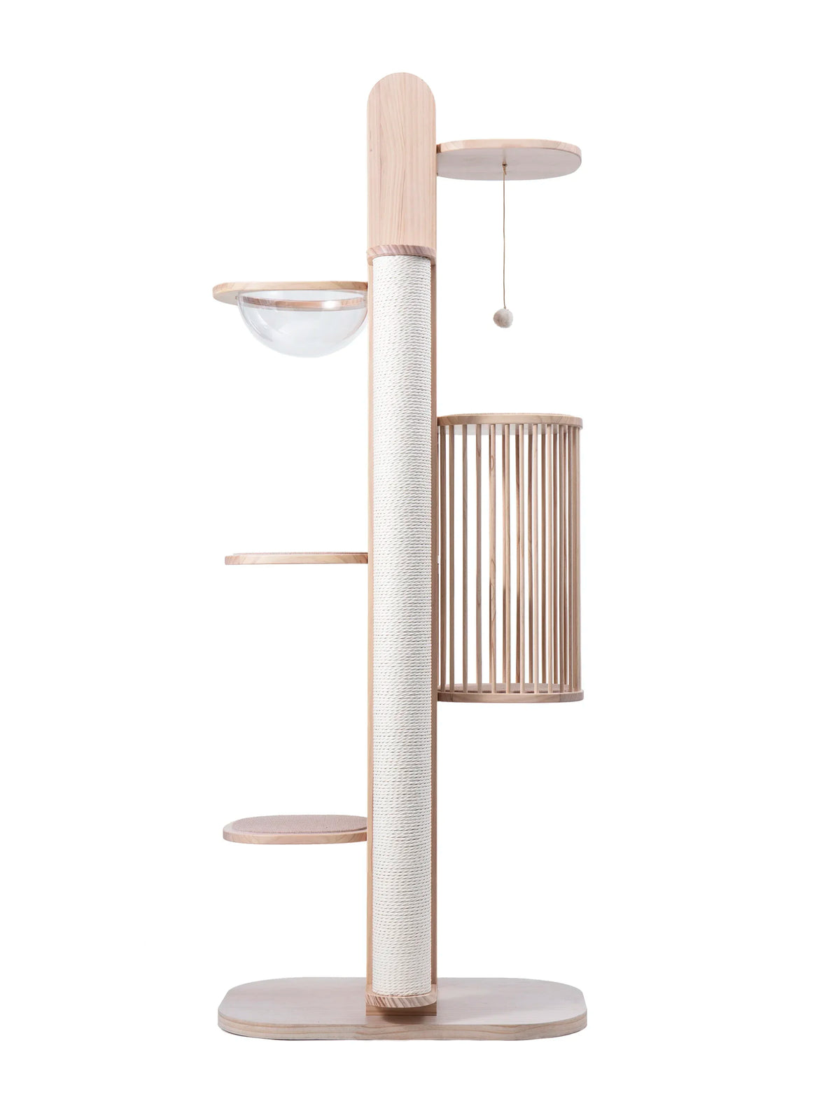 Modern Wooden Cat Climbing Frame Cat Tree Minimalism Italian Luxury Design Cat Scratching Post Furniture Columpio Gatos FYCT