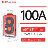 Daly Hardware BMS 12V-72V 15A 20A 40A 60A 100A 150A 200A Li-ion LiFePo4 3S 4S 6S 7S 8S 12S 13S 14S 16S 17S 20S 24S NTC Balance
