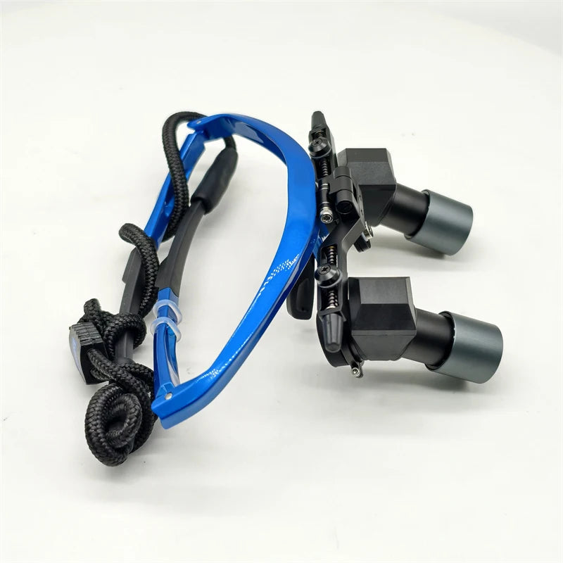 Adjustable-Angle DFK Dental Loupes 3.0X & 4.0X & 5.0X with Custom Diopter for Myopia & Presbyopia Ergonomic for Dental Lab