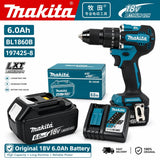100% Genuine Makita DDF487 18V Brushless Cordless Electric Screwdriver Rechargeable Power Tool