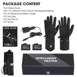Rechargeable Electric Liner Heated Gloves Winter Warm Touch Skiing Gloves Outdoor Sports Riding Skiing Fishing Hunting