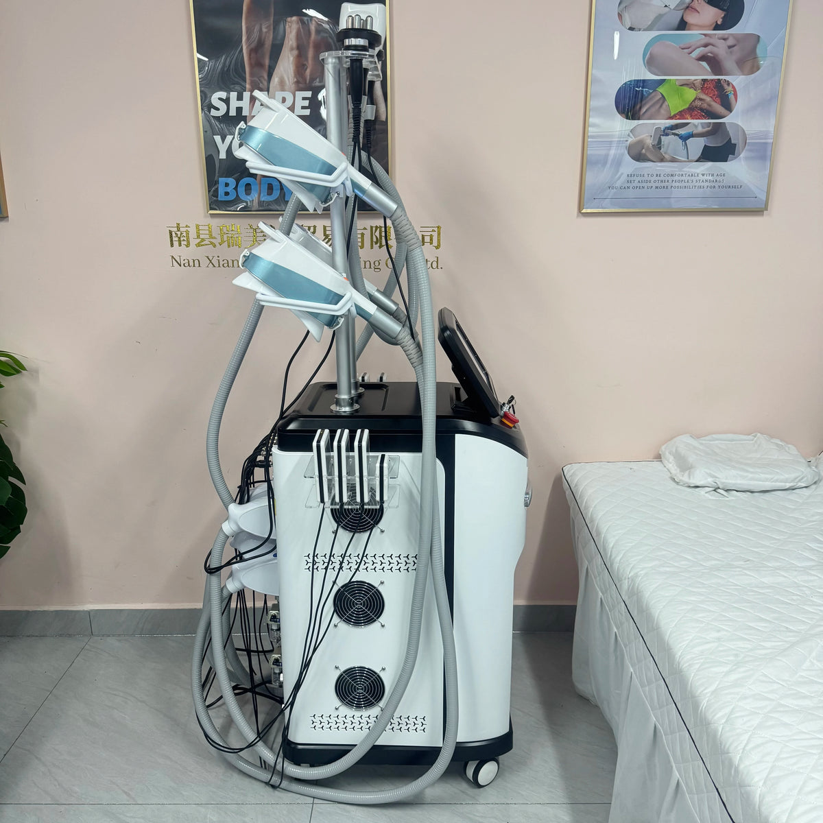 360° Cooling Sculpting Body Slimming For Effective Weight Loss Fat Freezing Cellulite Removal With Vacuum Cavitation System